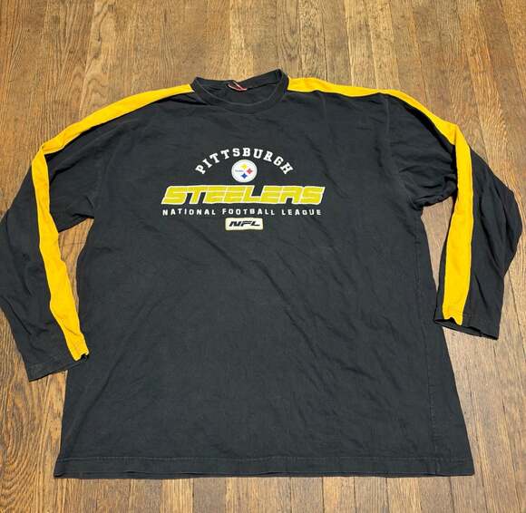 NFL Other - NFL Pittsburgh Steelers Vintage Long Sleeve T-Shirt Black Yellow XXL